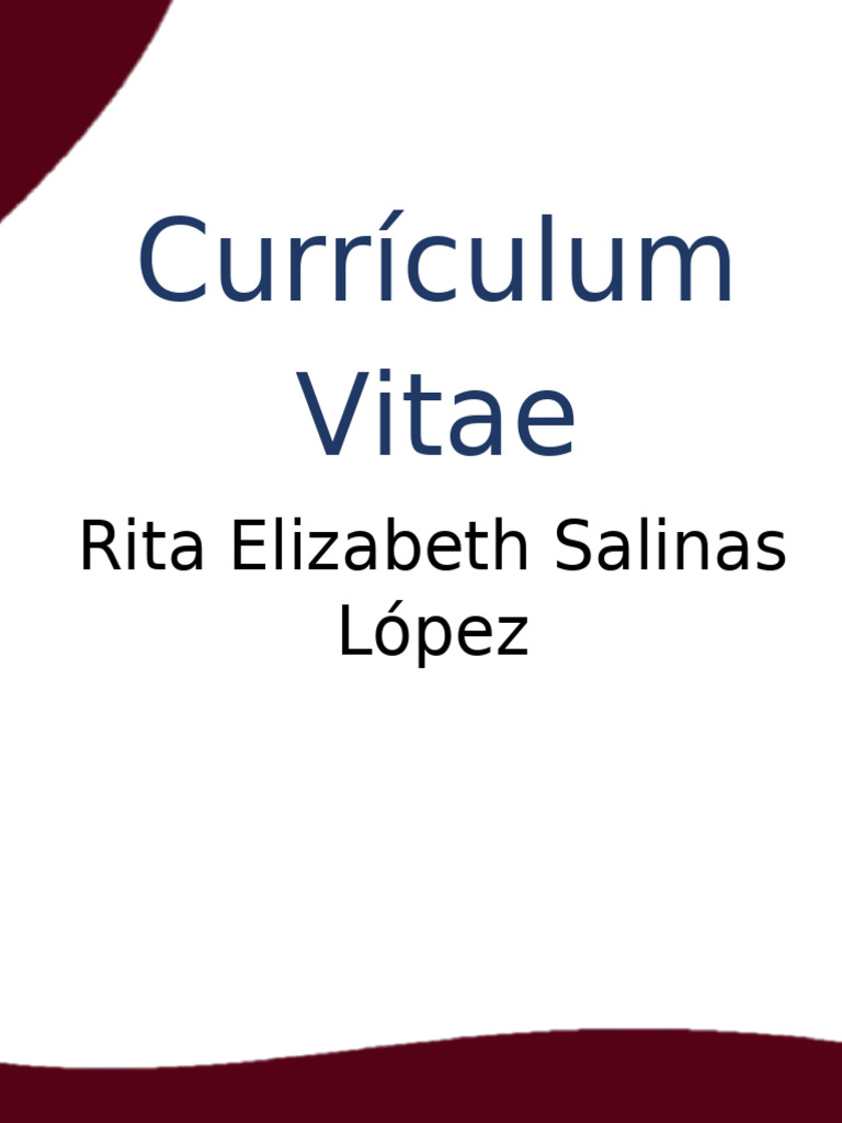Curriculum Rita | PDF