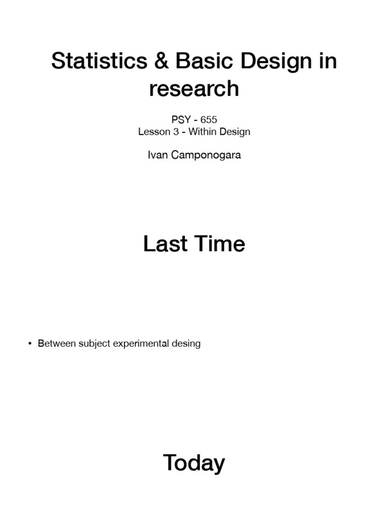 Week 3 Lesson 03 655 | PDF | Cognition | Scientific Method