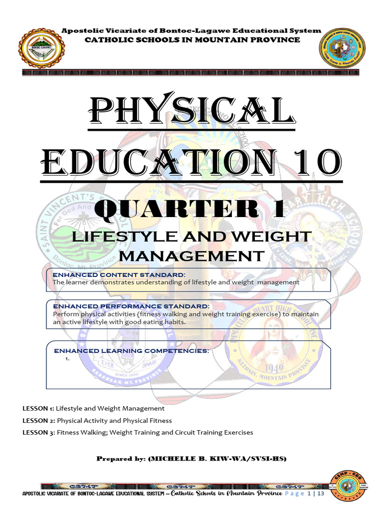 Pe 10 | PDF | Strength Training | Physical Fitness