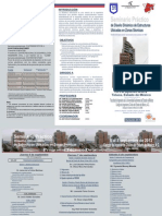 Tríptico Seminario Dinámica Estructural