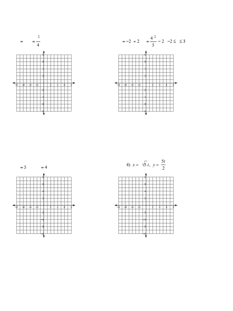 02_Parametric Equations and Graphs | PDF | Equations | Mathematical Objects