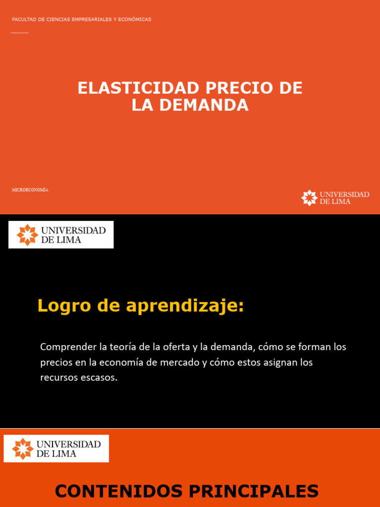 3 Elasticidad Precio de La Demanda | PDF | Elasticidad (economía ...