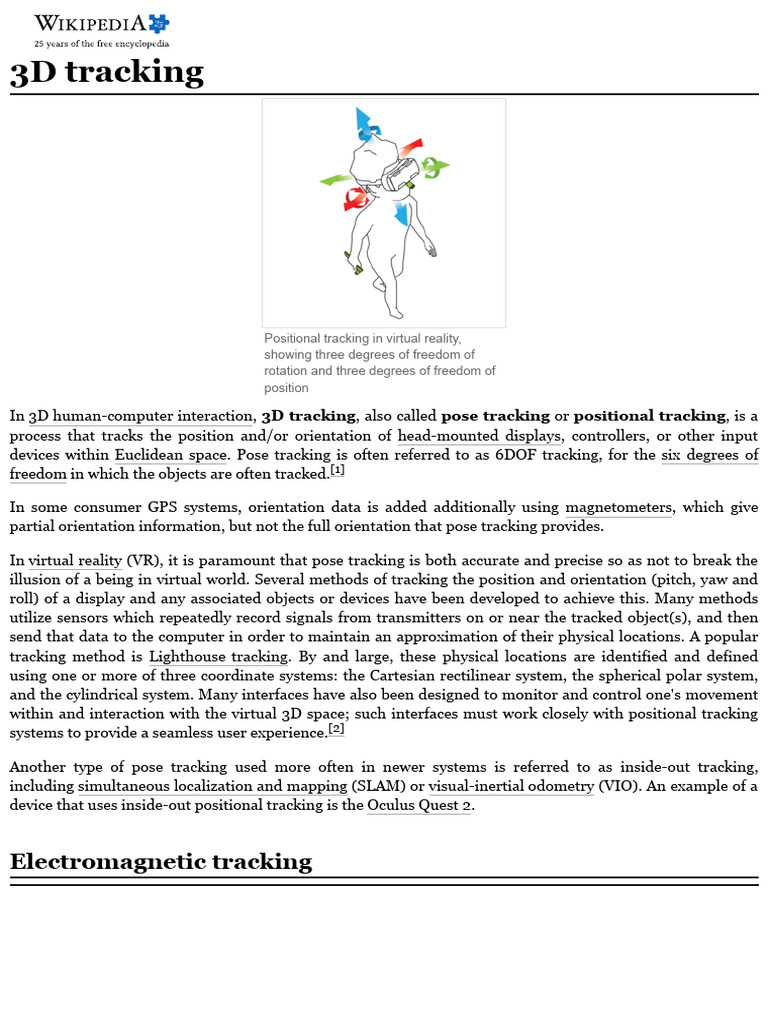 3D tracking how it works | PDF