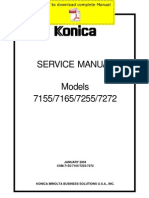 KONICAMINOLTA 7155 7165 7255 7272 Service Manual Pages