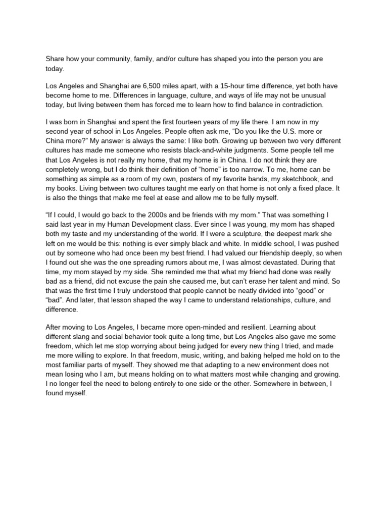 UCLA Essay | PDF | Psychology