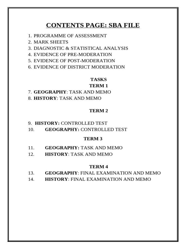 Educator Sba File | PDF
