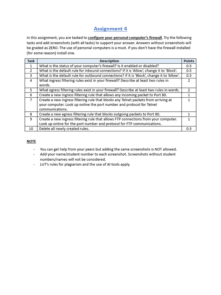 Assignment 3 | PDF
