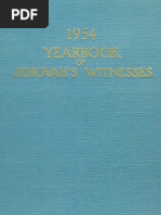 1953 Yearbook of Jehovahs Witnesses | PDF | Jesus | The Gospel