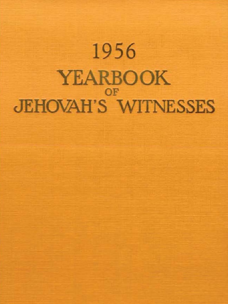 1956 Yearbook of Jehovahs Witnesses | Baptism | Devil
