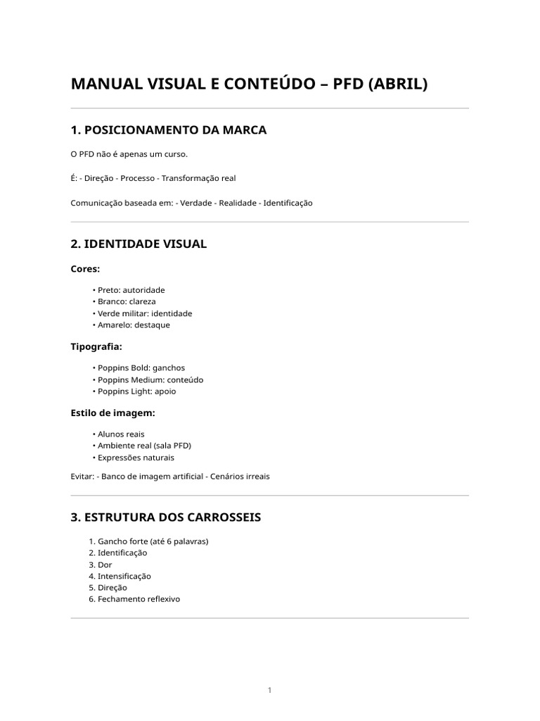 Manual Visual E Conteúdo Pfd - Abril (1) | PDF