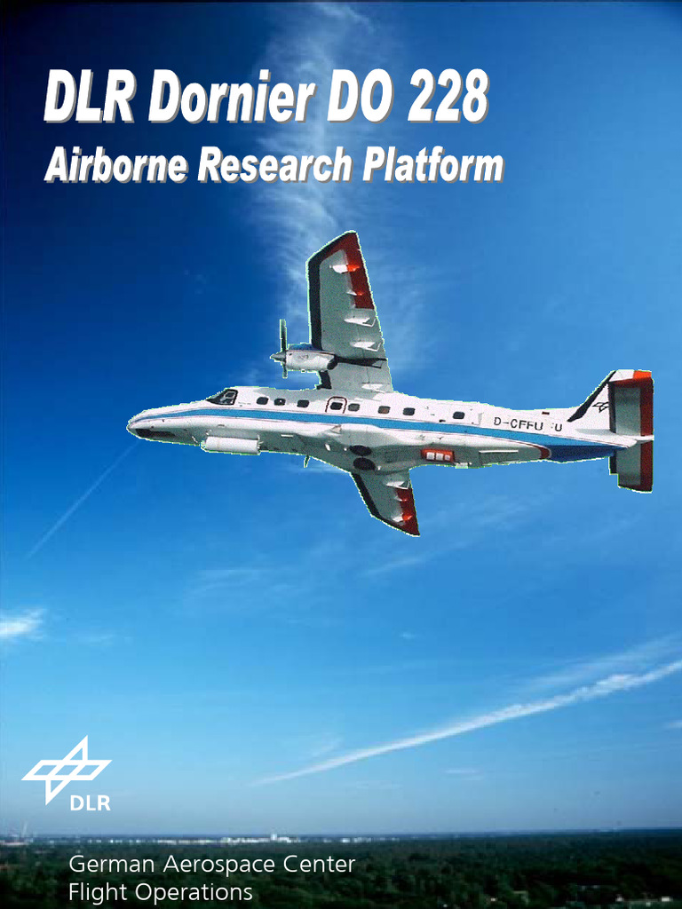 Brochure Dornier Do 228 Airborne Research Platform | PDF | German ...