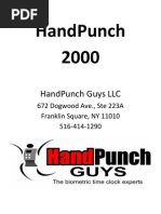 Download HandPunch 2000 Manual by netwcomm4273 SN102963598 doc pdf
