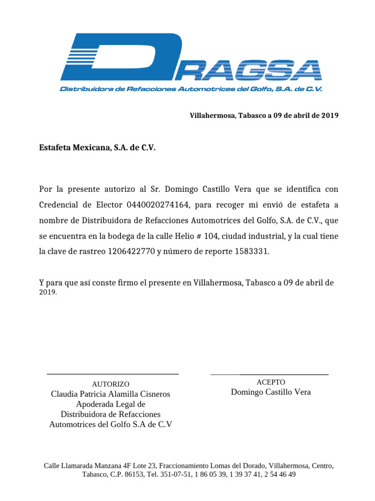Carta Poder | PDF