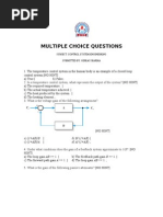 MCQ Control Systems