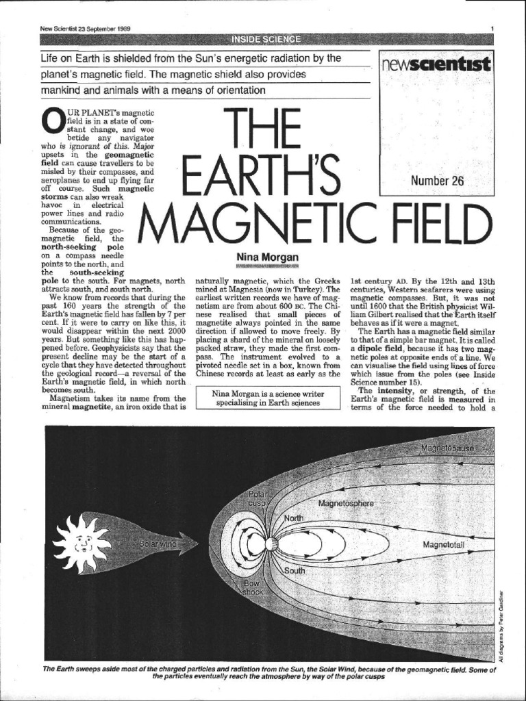 Earth's Magnetic Field | PDF | Compass | Physics