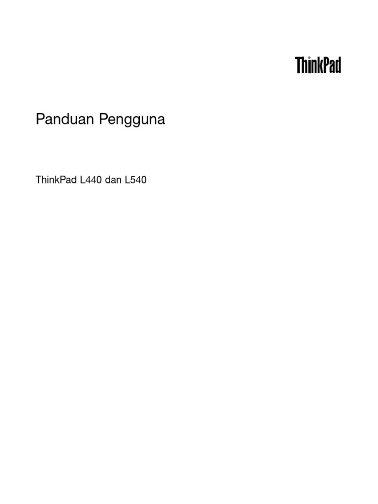 Thinkpad L440 Users Guide | PDF