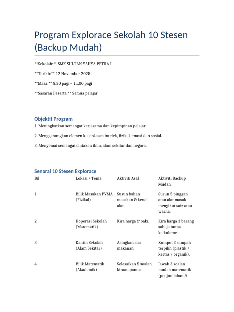 Program Explorace Backup Simple | PDF