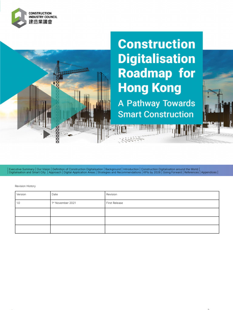 Construction Digitalisation Roadmap for Hong Kong A Pathway Towards ...