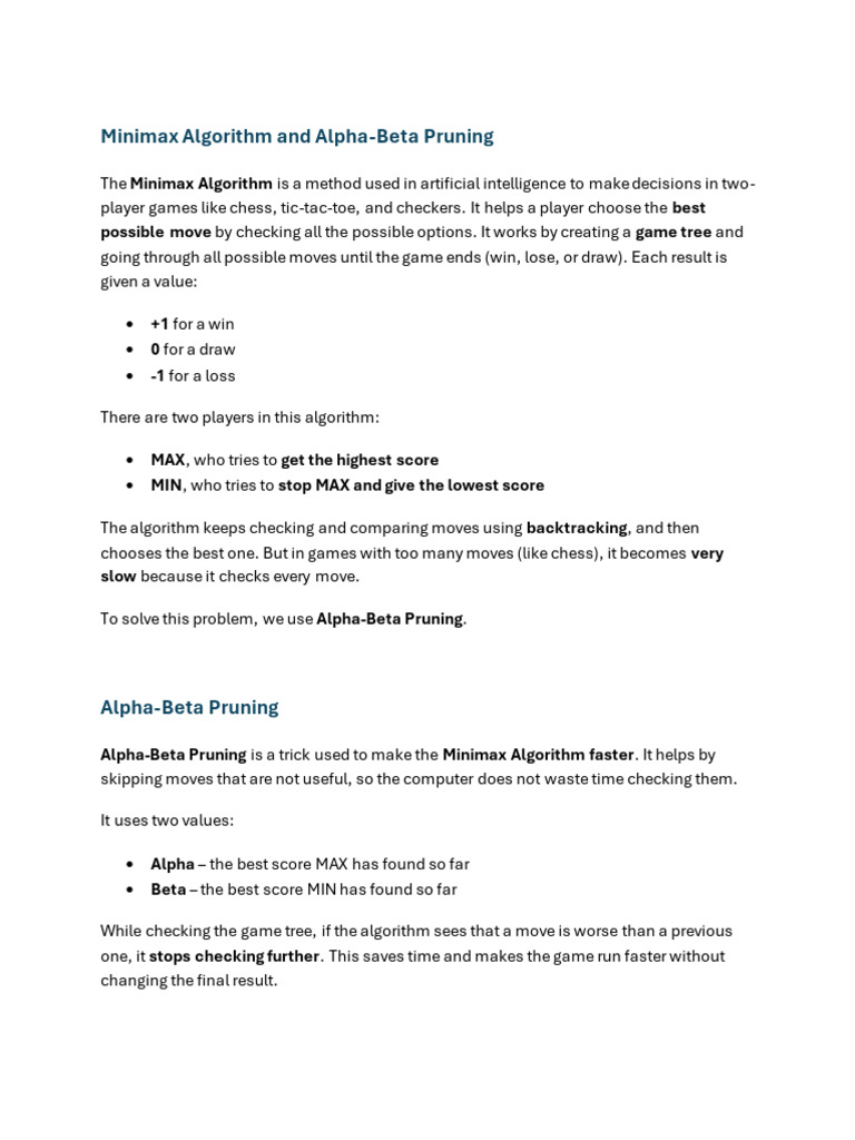 Alpha Beta | PDF