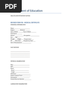 Revised Form 86 Medical Certificate | PDF | Physical Examination | Medicine