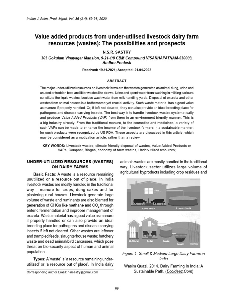 Value- Added Products From Livestock Farm Wastes | PDF | Compost | Manure