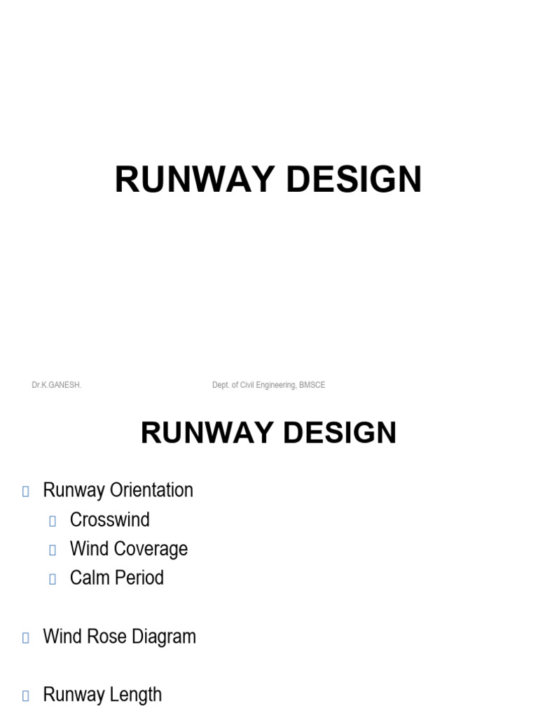 Runway Design | PDF | Runway | Wound