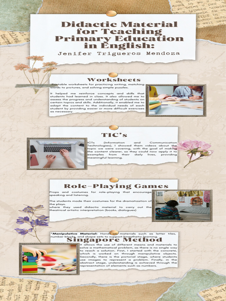 Didactic Material for Teaching Primary Education in English (1) | PDF