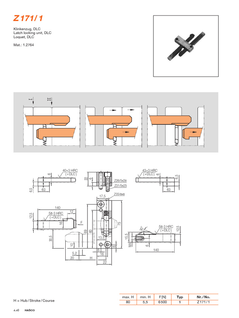 Hasco Latch Lock | PDF