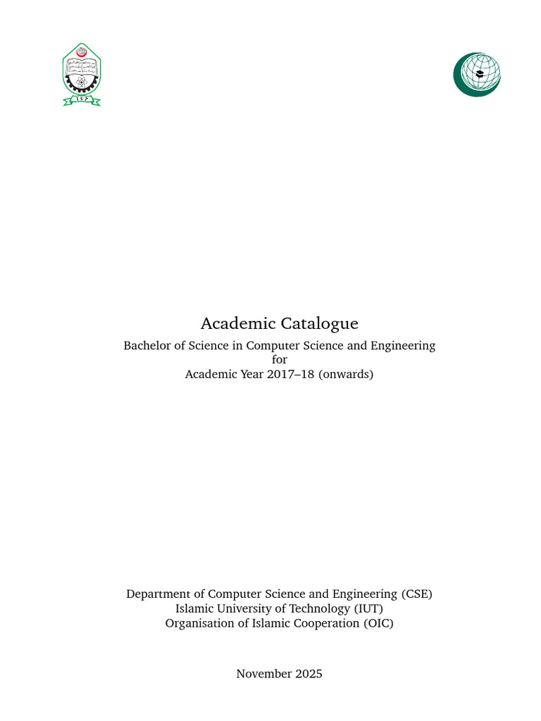 iut cse | PDF | Course Credit | Mathematics