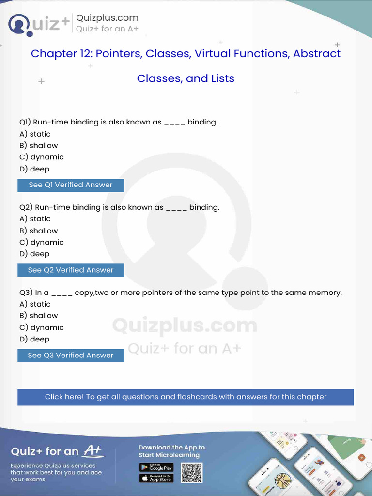 Runtime Binding is Also Known as Binding | PDF | Programming Paradigms ...