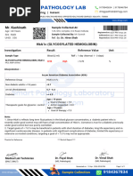 HbA1c Test Report Sample Format | PDF | Glycated Hemoglobin | Tissue ...