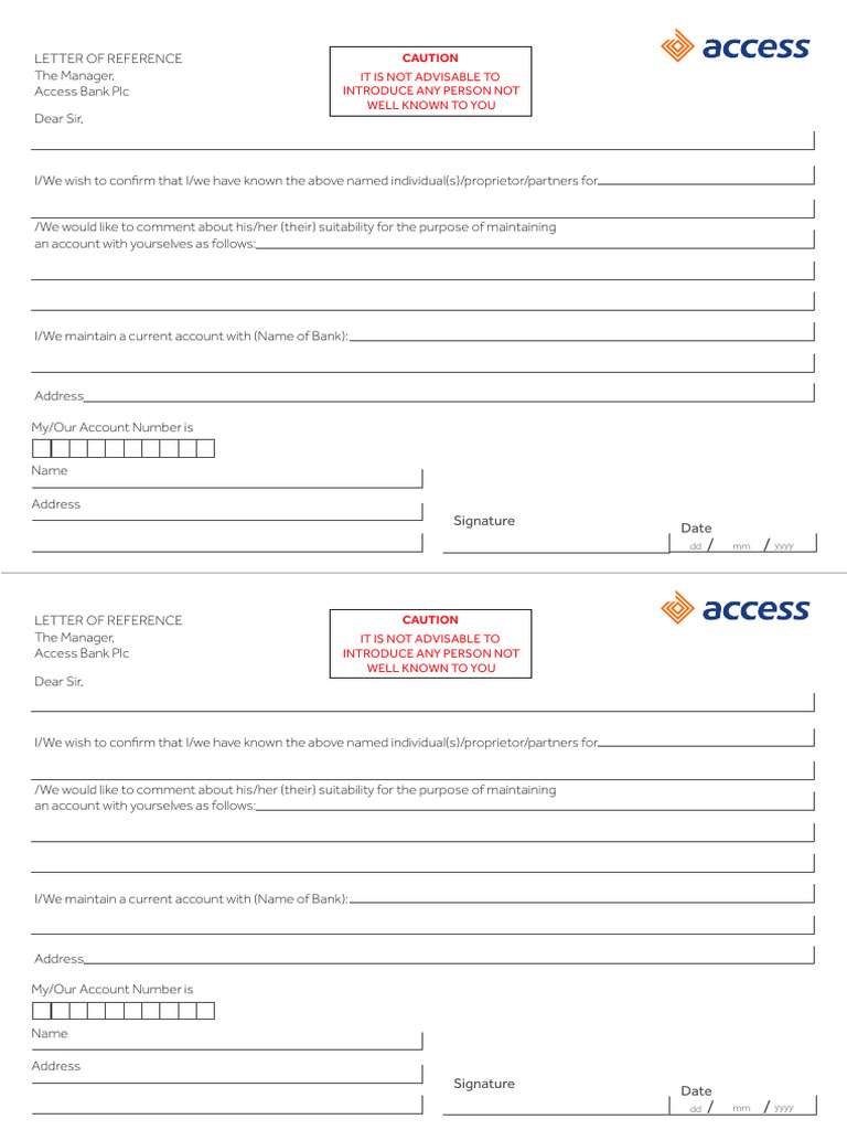 Reference Form | PDF