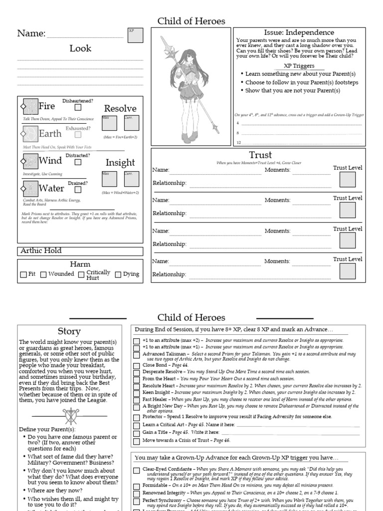 Story Sheets | PDF