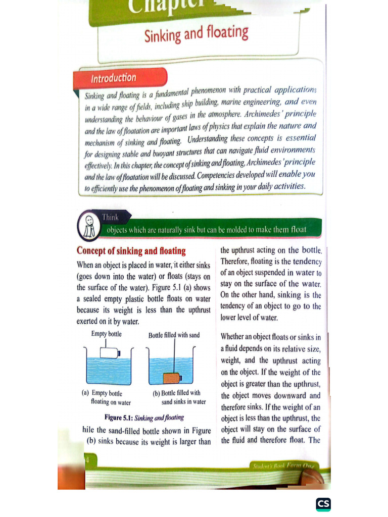 Sinking and Floating | PDF