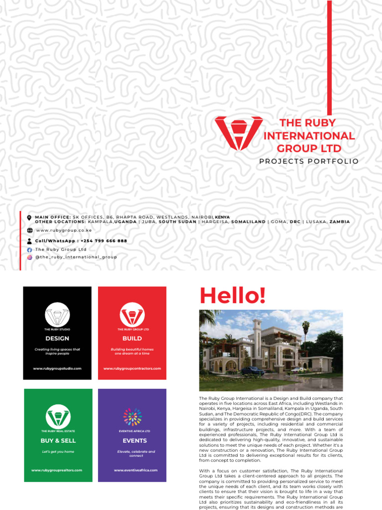 The Ruby Group Portfolio | PDF | Room | Bedroom