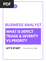 Understanding Severity and Priority in QA | PDF | Software Bug | Computing