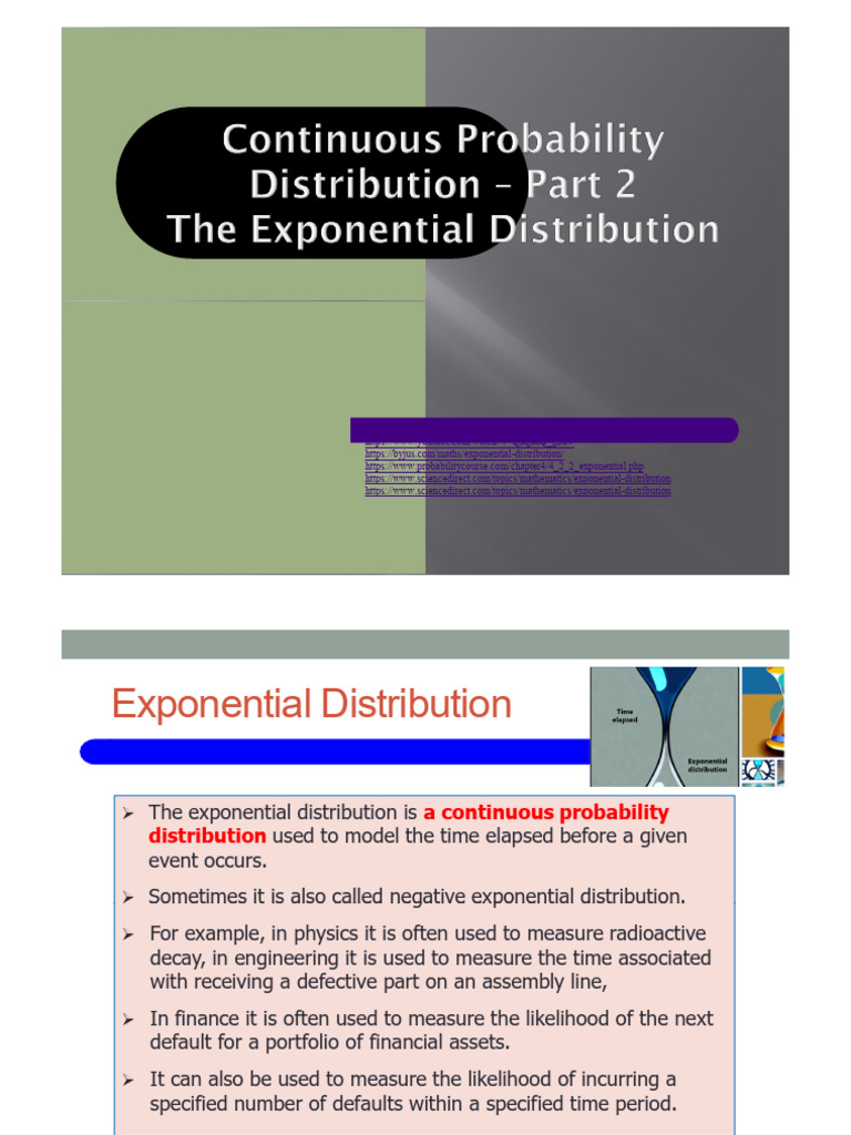 8 ContinuousProbabilityDistributionPart2 | PDF | Probability ...