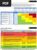 Risk Assessment and Management Tables | PDF | Risk | Hazards