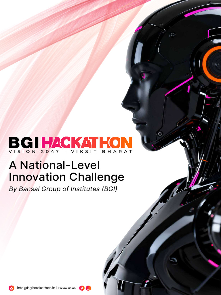 Brochure Bgi Hackathon 2026 | PDF | Artificial Intelligence ...