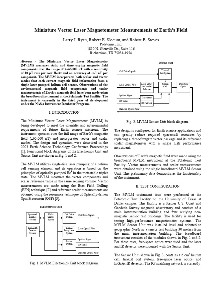 2004_Miniature Vector Laser Magnetometer Measurements of Earth's Field ...