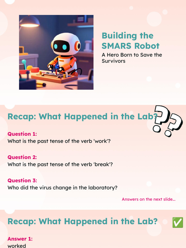 Building the SMARS Robot | PDF | Grammatical Tense | Grammar