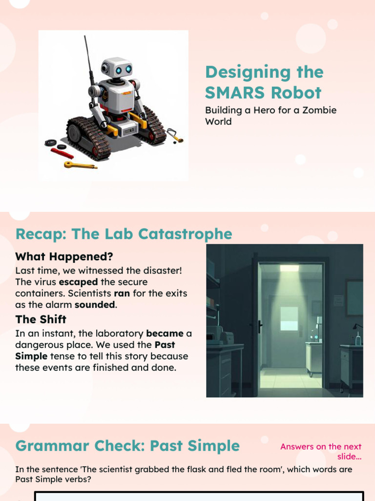 Designing the SMARS Robot | PDF | Verb | Linguistics