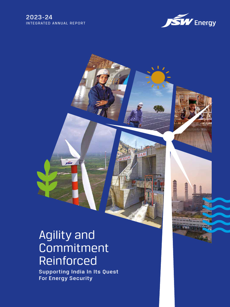 JSW Energy Annual Report Integrated 2023 24 v2 | PDF | Renewable Energy ...