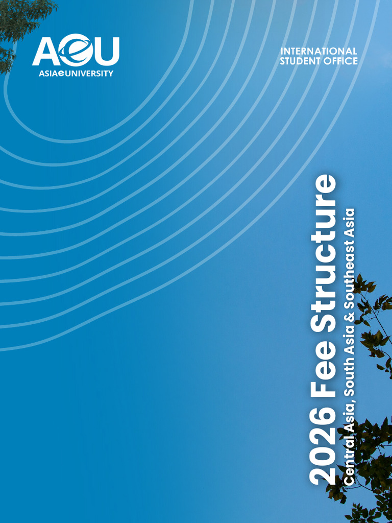 AeU 2026 Group 2 Fee Structure | PDF | Travel Visa | Doctor Of Philosophy