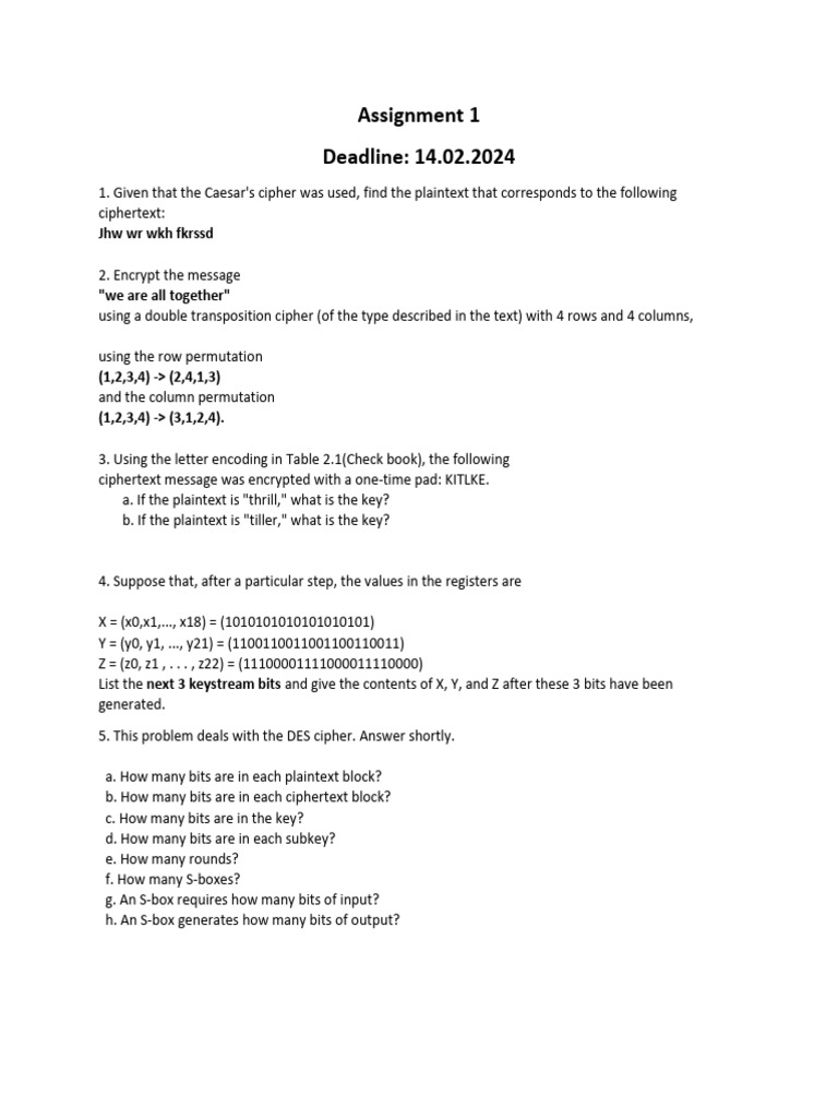 Assignment 1 9 | PDF
