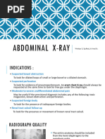 AXR Interpretation and Indications | PDF | Medical Specialties | Anatomy