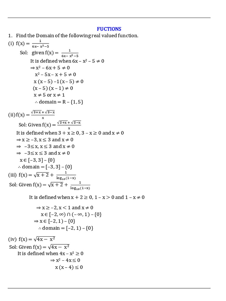 Maths 1 - A (2marks Questions & Answers) | PDF | Function (Mathematics ...