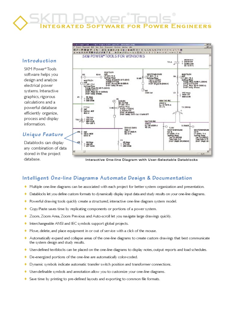 SKM Power Tools Integrated Software For Power Engineers PDF