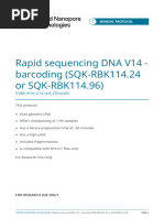Native Barcoding Kit 24 V14 Protocol | PDF | Dna Sequencing | Dna Ligase