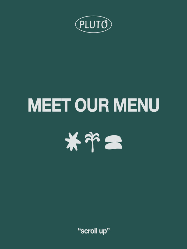 Menu Pluto House and Coffee | PDF